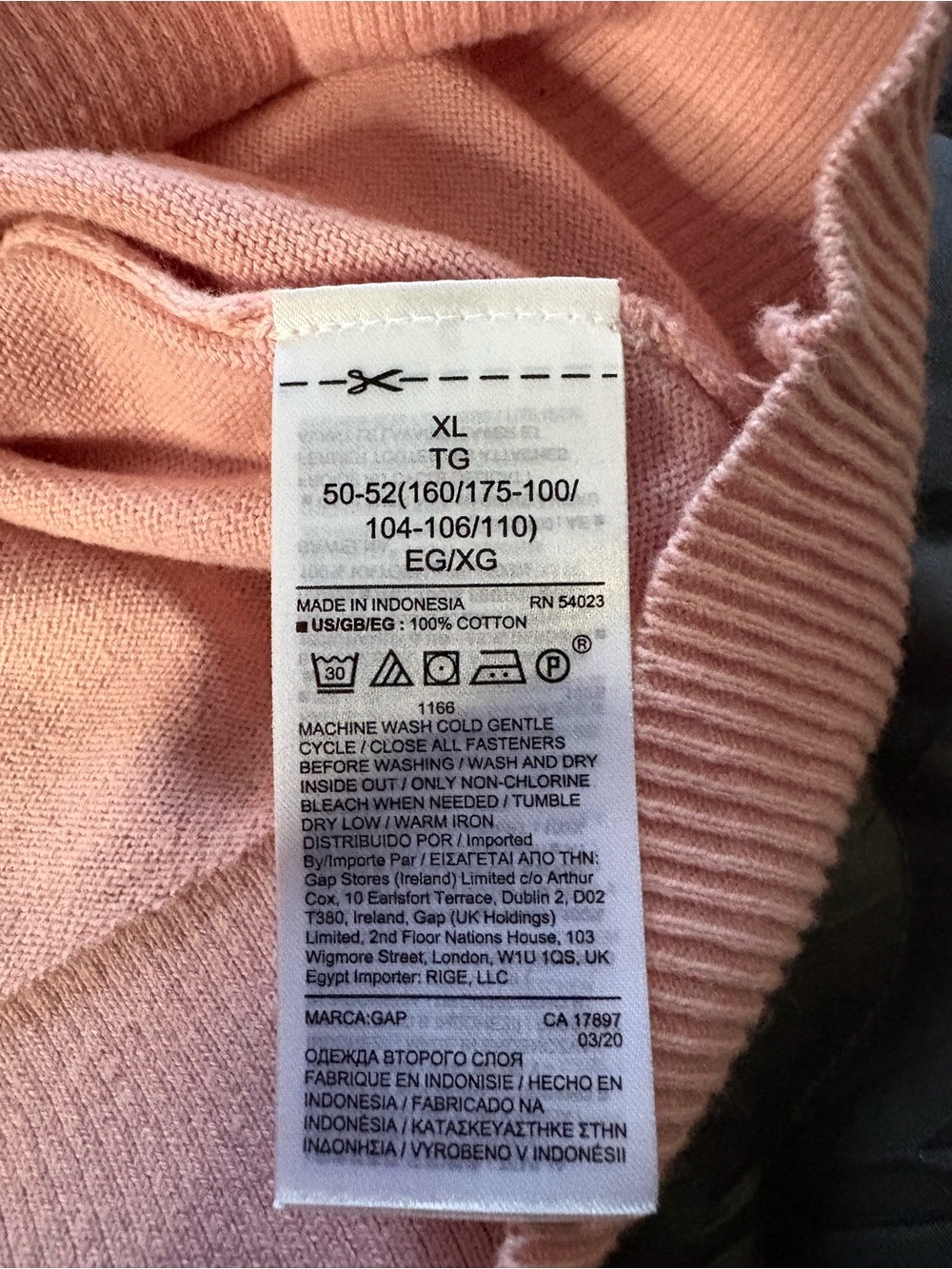 GAP Light Pink Button-Front Cardigan - Picture 5 of 5